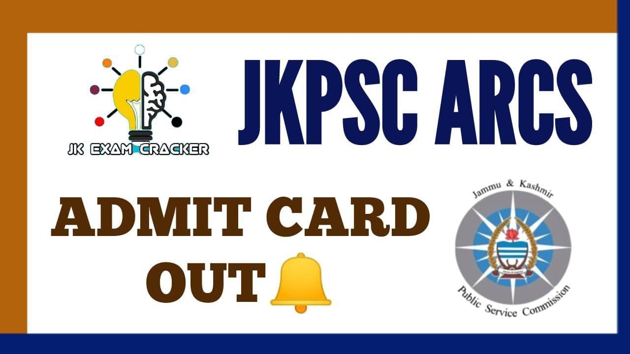 JKPSC ARCS RECRUITMENT 2021 ADMIT CARD IS OUT || DOWNLOAD NOW || EXAM DATE & TIMINGS