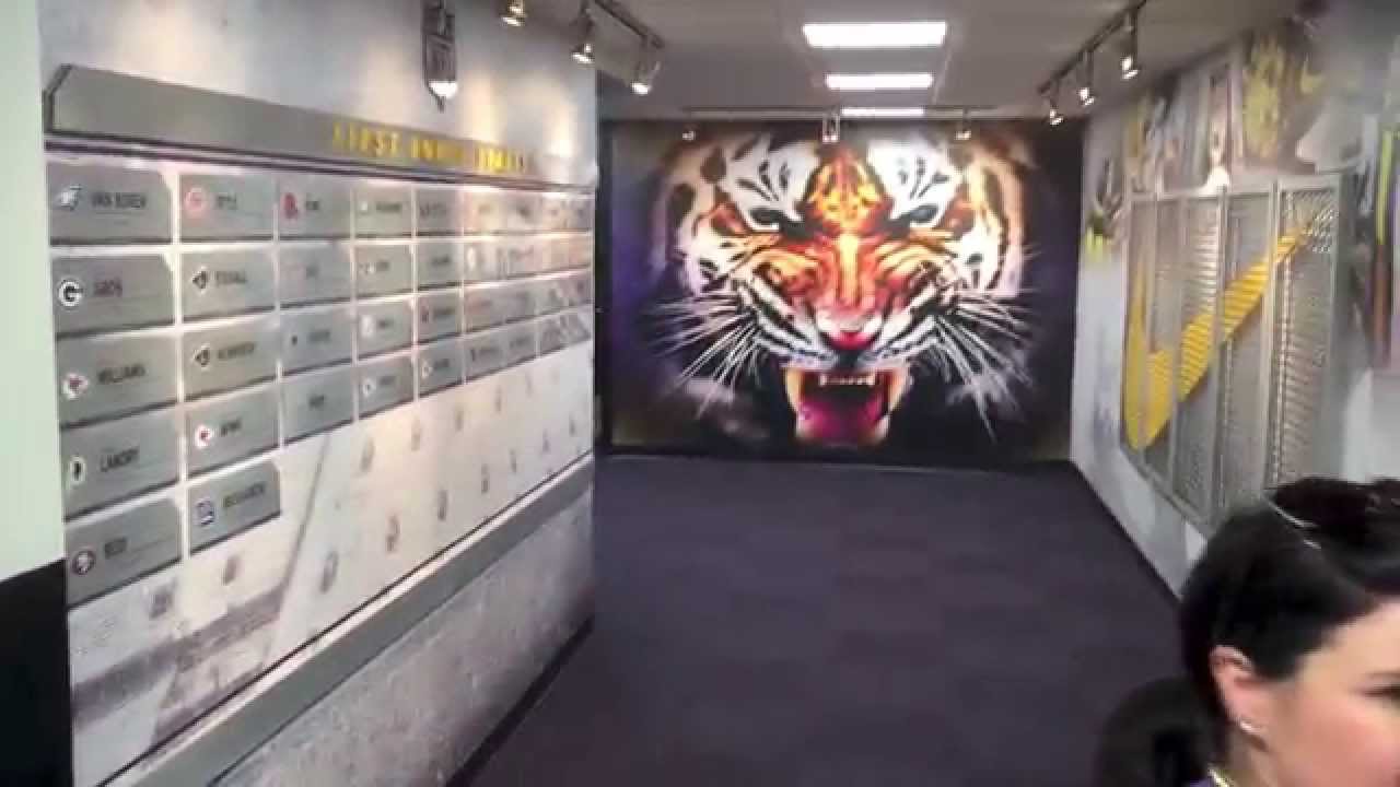 LSU Football Gameday Locker Room Tour