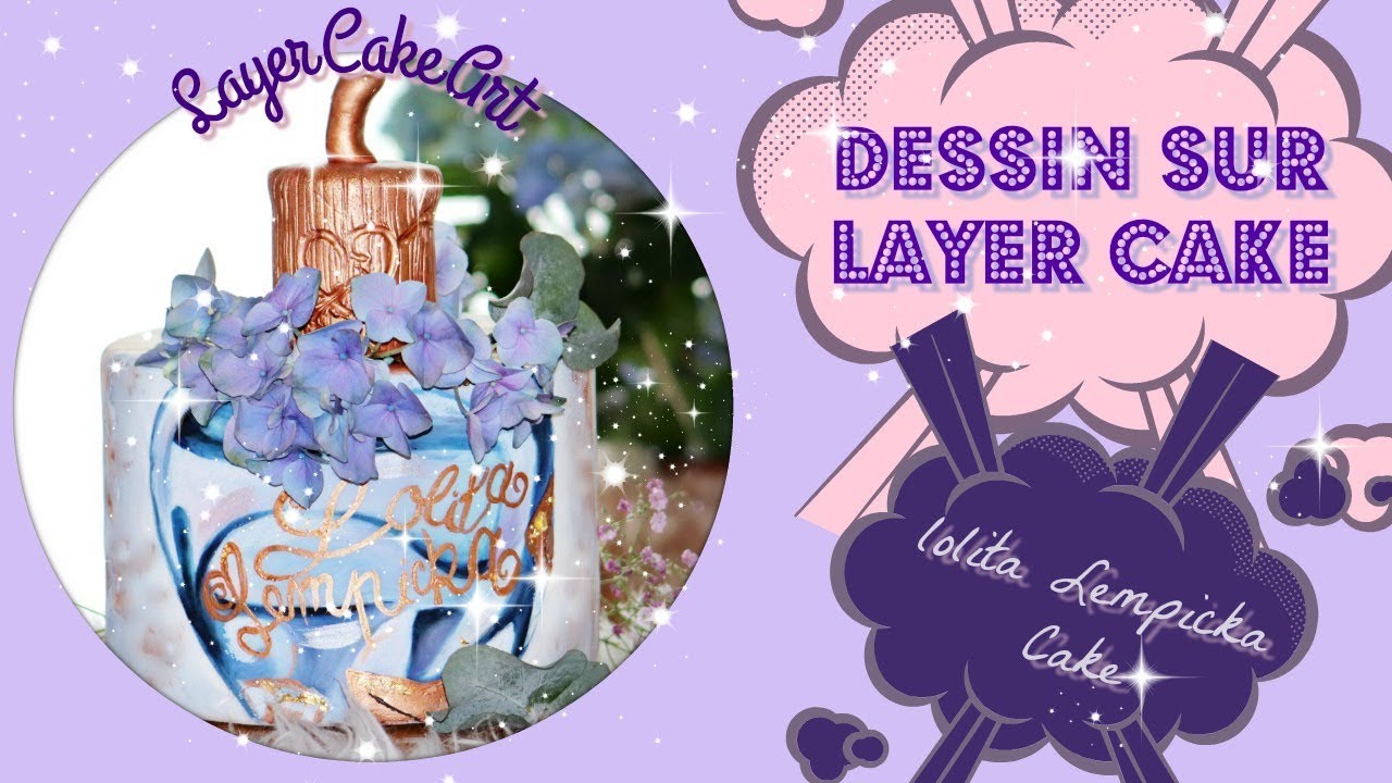 🍰 DESSIN SUR LAYER CAKE✏️ LAYER CAKE ART🎉