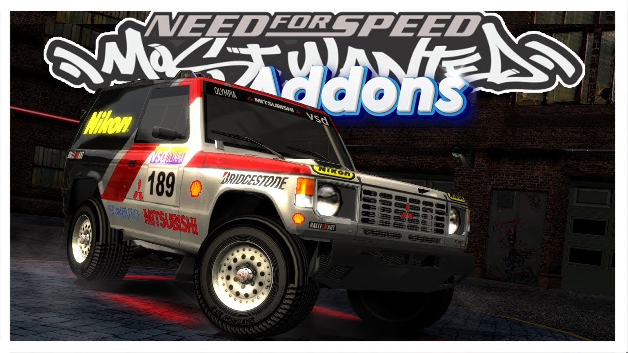 Mitsubishi PAJERO Rally Raid Car (1985) • Addons Cars Gameplay • NFS Most Wanted 2005 PC