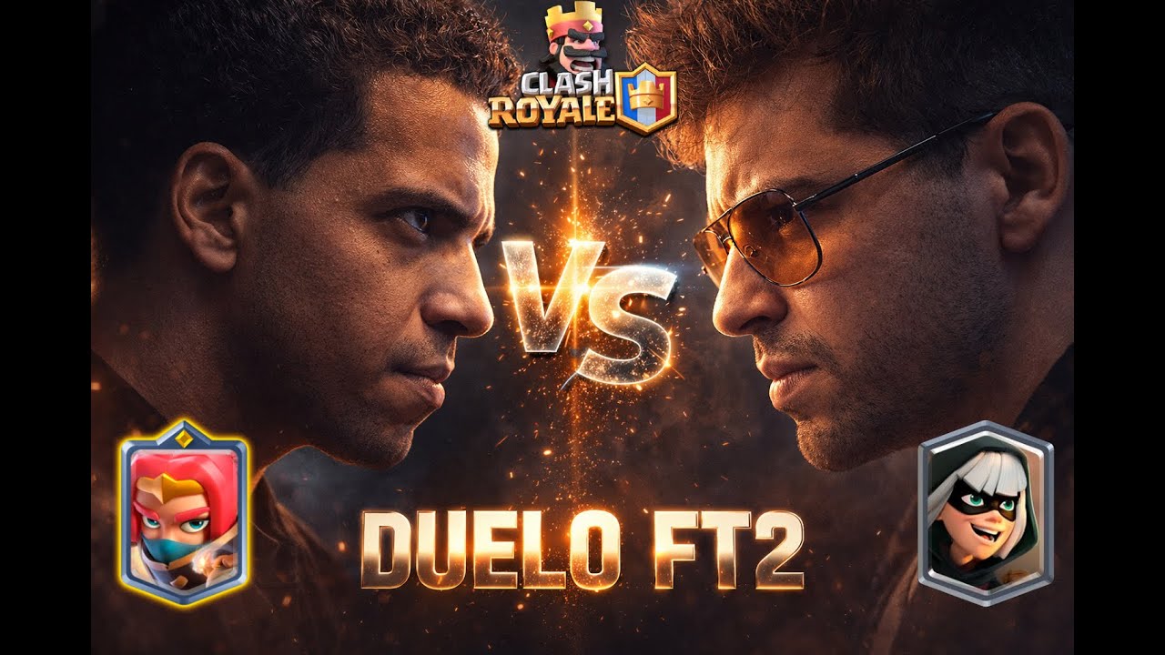 Duelo FT2 en Clash Royale. En el ultimo día de Temporada Diciembre - Enero 2026