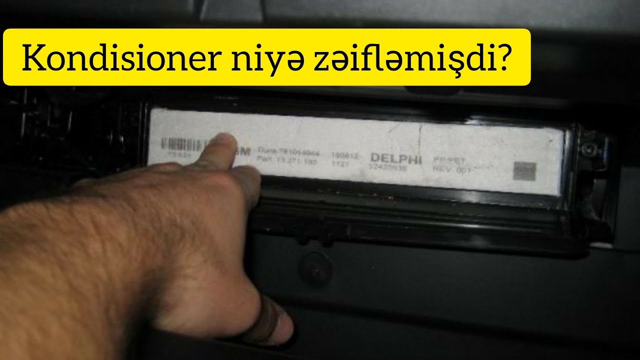 7 dəqiqə videodan sonra mütləq sən də filteri dəyişəcəksən | salon filteri 6 aya nə günə qalar?!