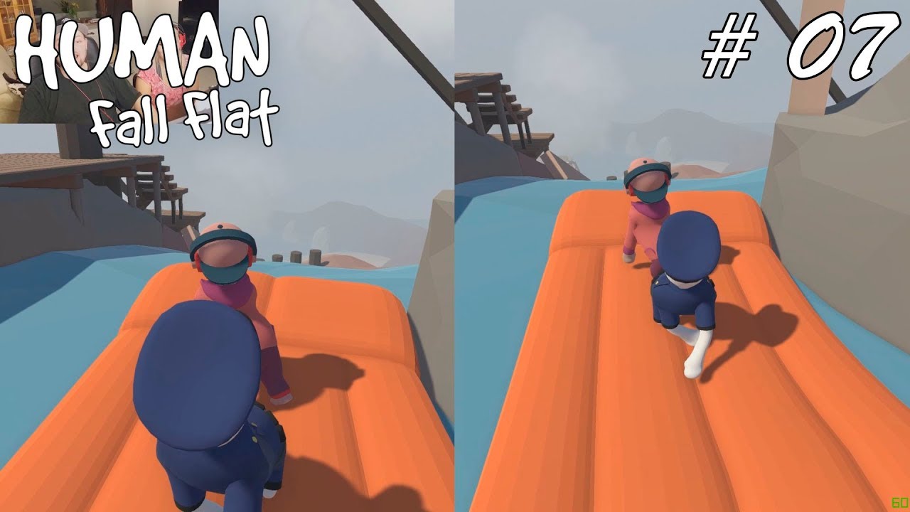 Human: Fall Flat Suomi - Jakso 7 - Koskilasku
