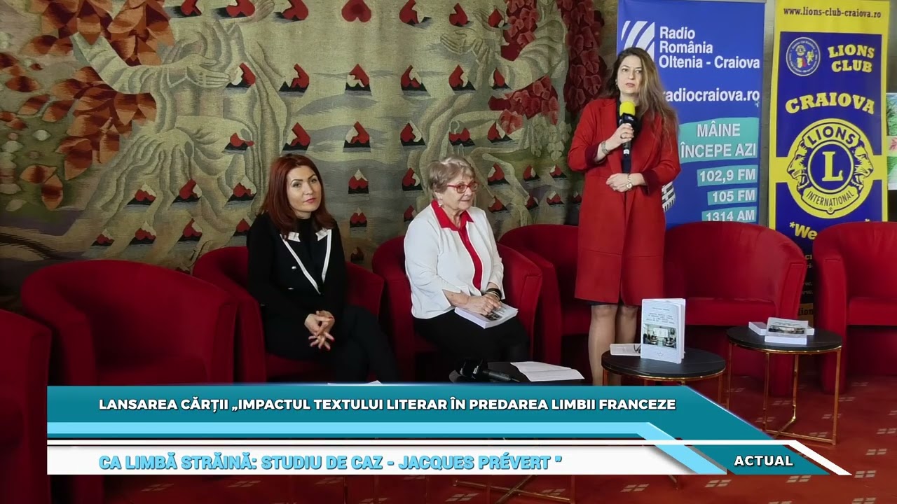 „Impactul textului literar în predarea limbii franceze ca limbă străină” 14 martie 2026