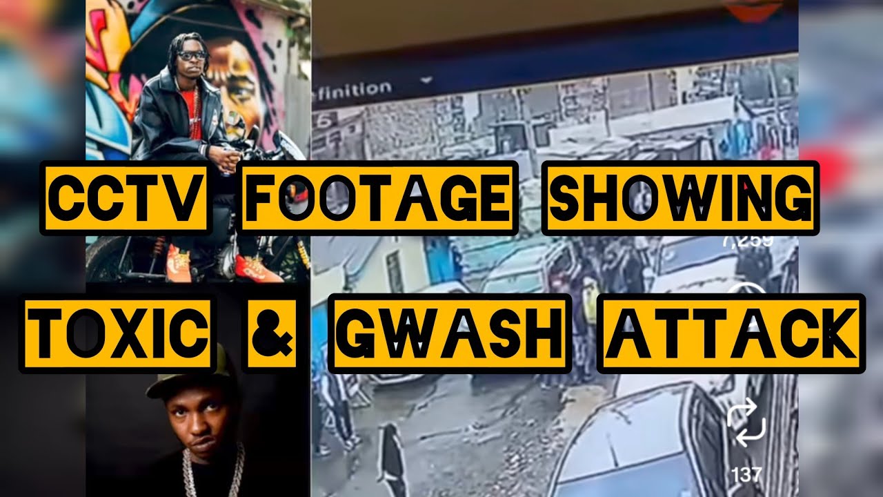 CCTV Footage Showing Toxic & Gwash Attack in Kiamaiko@mbokadoba@BURUKLYNBOYZ#kenya#nairobi#kiamaiko