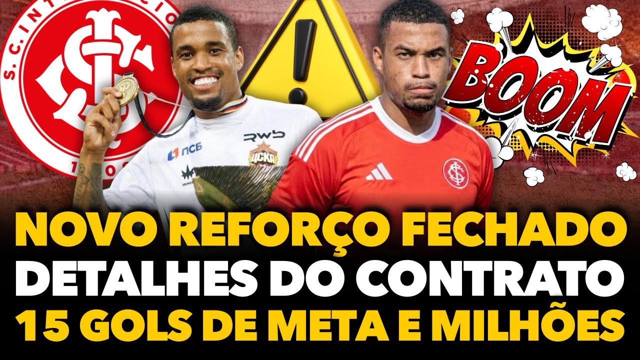 🚨💣 URGENTE! INTER ACERTA COM NOVO REFORÇO EM ACORDO MILIONÁRIO E PODE ANUNCIAR HOJE! VEJA OS VALORES