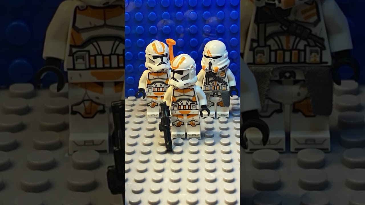 The 501st Vs the 212th Clone battalion lol#starwars #stopmotion #funny #memes #stopmotion #clonewars