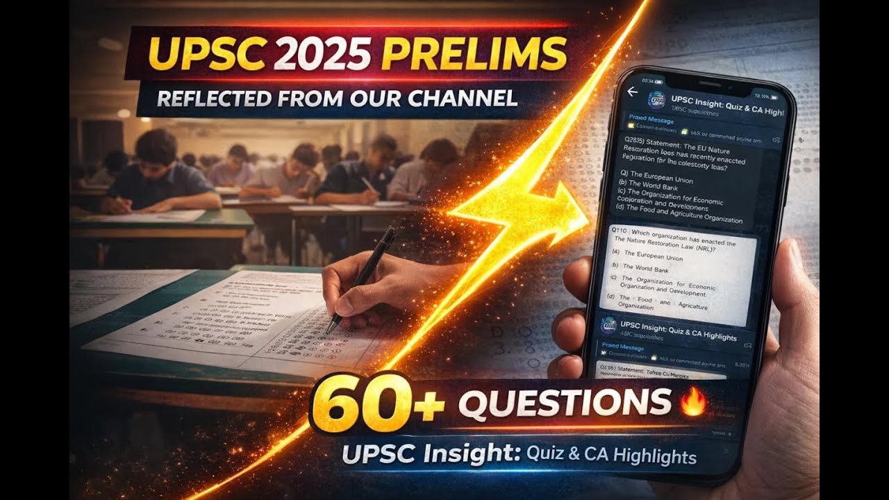 60+ UPSC Prelims 2025 Questions Came from Our Notes? PROOF Inside