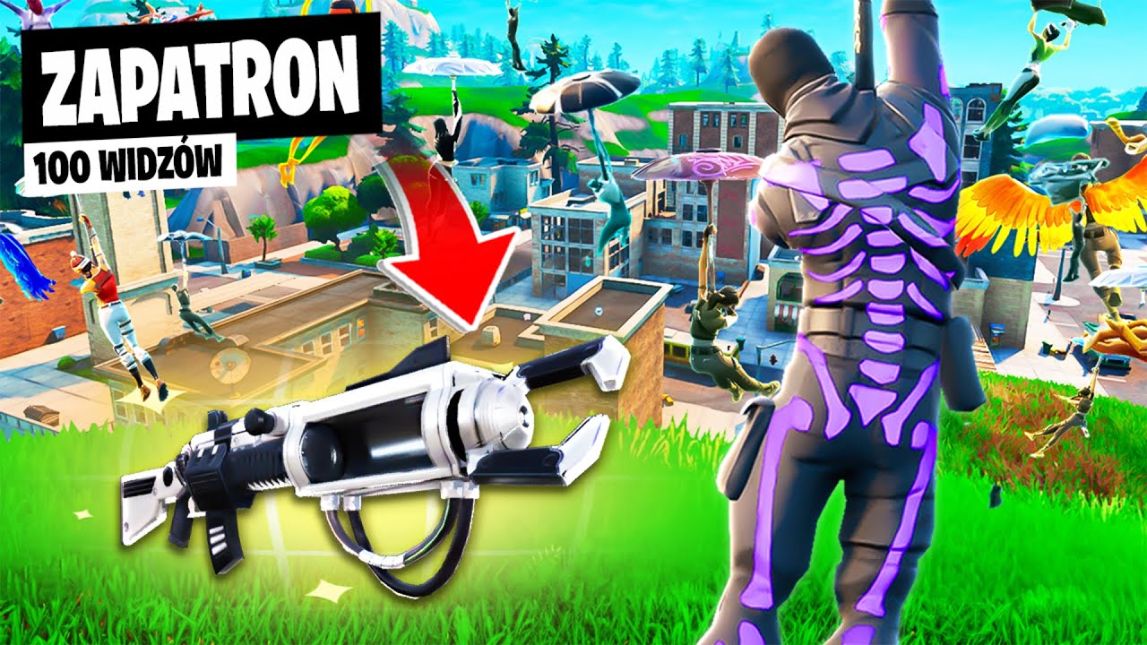 100 WIDZ&Oacute;W na ZAPATRON w Fortnite