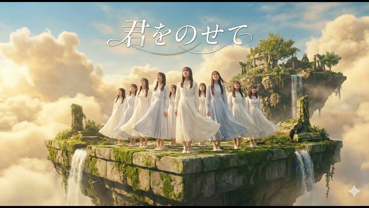 もしもラピュタ「君をのせて」が乃木坂風になったら　J POP idol style cover