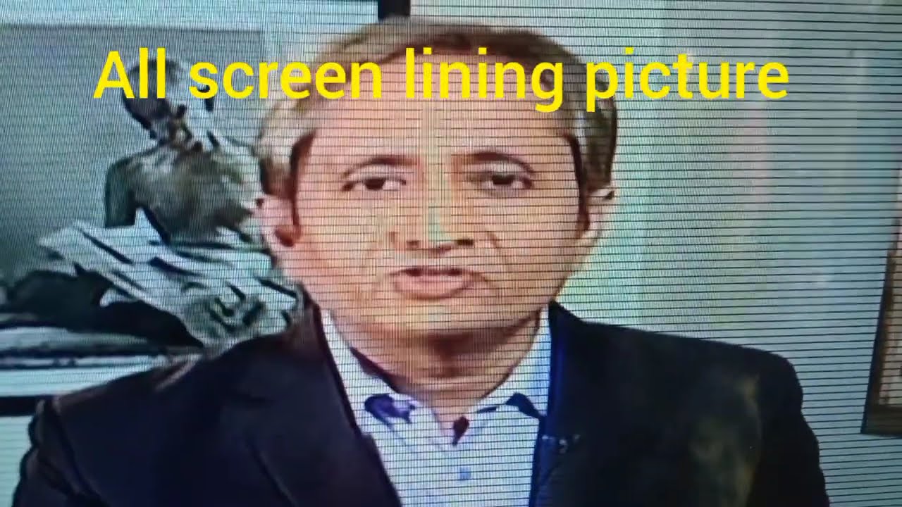 SCREEN LINING PROBLEM SOLVED 22 INCH LG LED TV