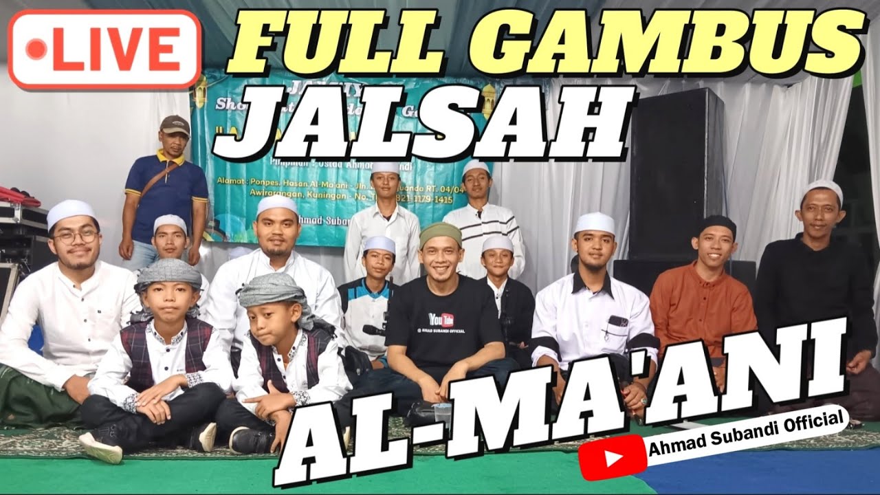 🔴 LIVE GAMBUS JALSAH AL-MA'ANI | FULL GAMBUS TERBARU