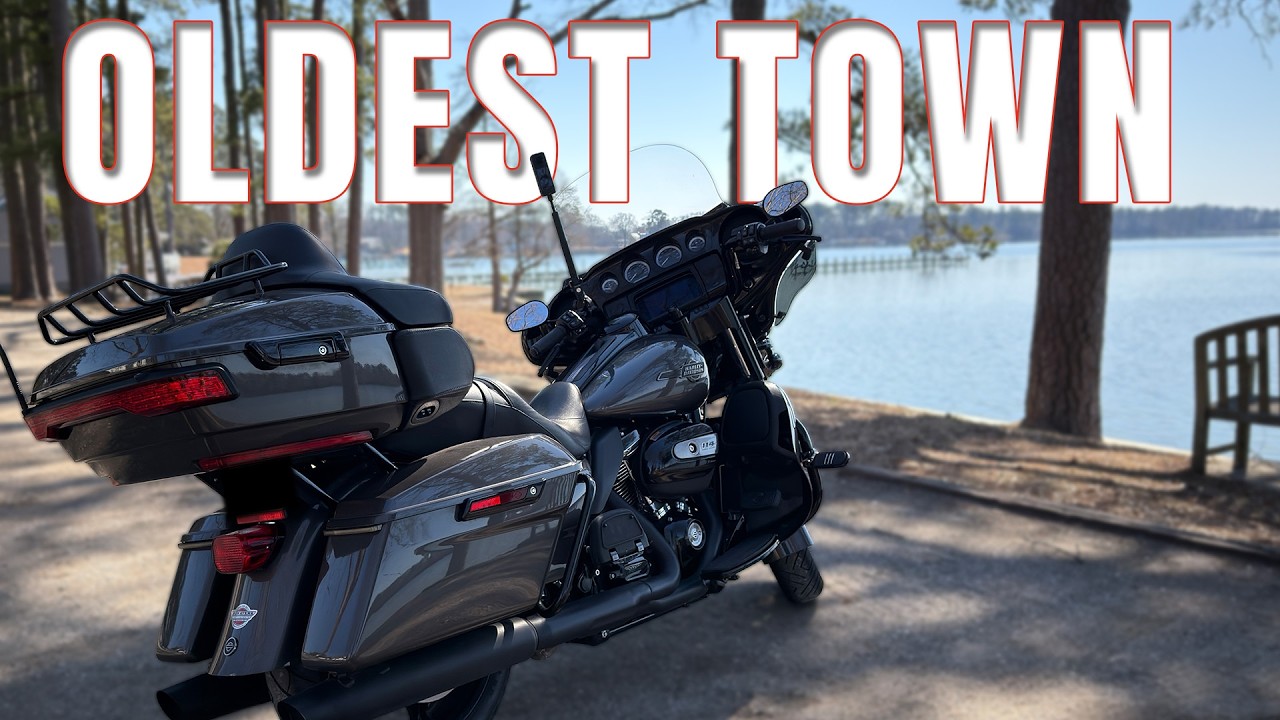 Поездка на моем мотоцикле Harley Davidson в старейший город Северной Каролины | Бат, Северная Кар...