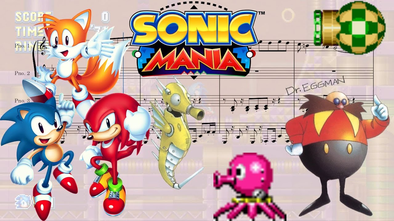 Sonic Mania - Oil Ocean Zone: Act 2 [Piano Recreation]