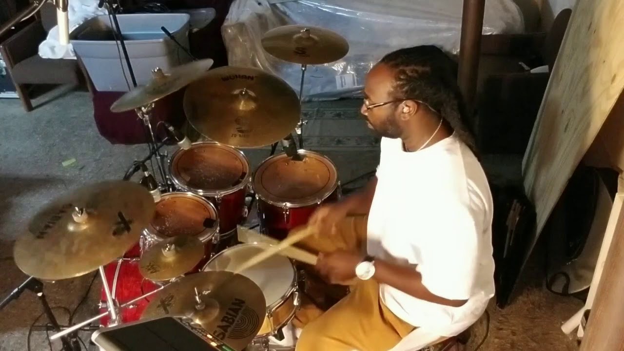 Adrian White On Drums Playing Lord Prepare Me...Take 3