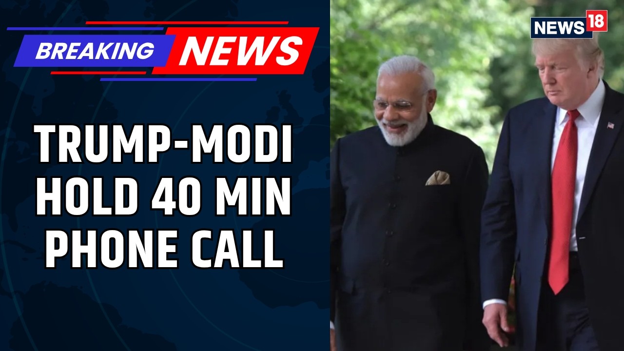Срочные новости | Премьер-министр Моди и Трамп провели 40-минутный телефонный разговор на фоне ту...