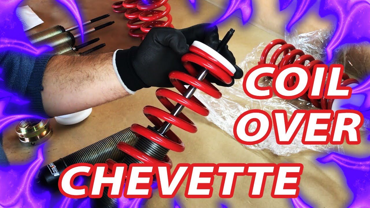 Coilover para chevette, como montar( fora do carro)