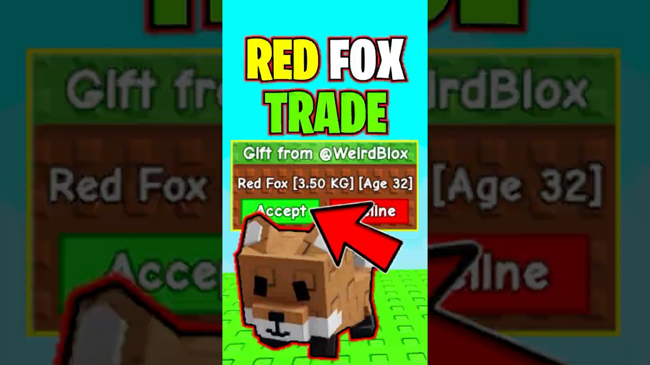 When You Offer For A Red Fox In Grow A Garden!! 😱 #growagarden #fyp #shorts #viralvideo