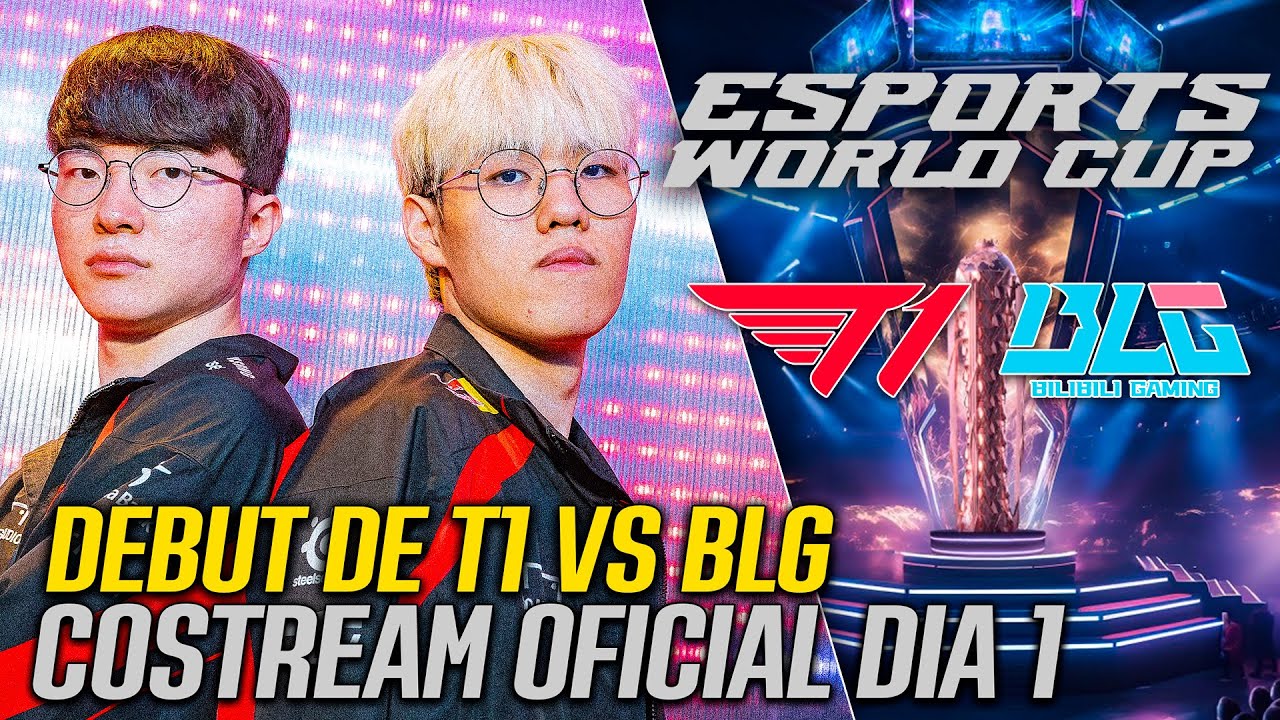 🟤 EWC 2024 LOL - T1 vs. BLG || CO-STREAM OFICIAL LASTPICK || DIA 1