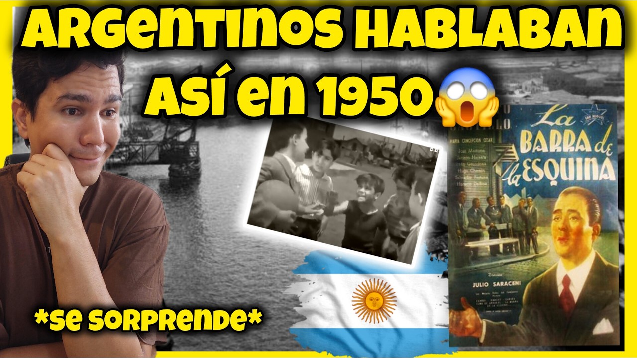 VENEZOLANO se SORPRENDE con el espa&ntilde;ol 'italianizado' de Argentina en 1950🍕🇦🇷 | &iquest;TODOS HABLABAN ASI?