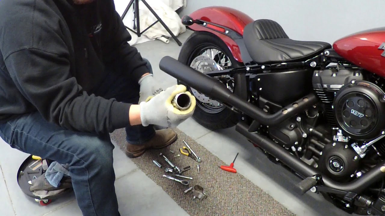 Видео и аудиоклип установки Street Bob 2018