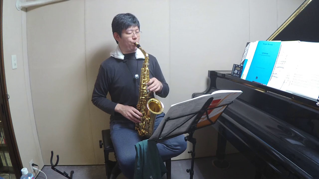 Guy LACOUR: No.15 from 50 Etudes ou, easy and progressive studies for Saxophone