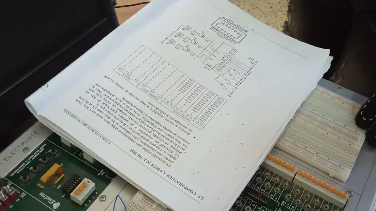 المقارن المنطقي 74LS85