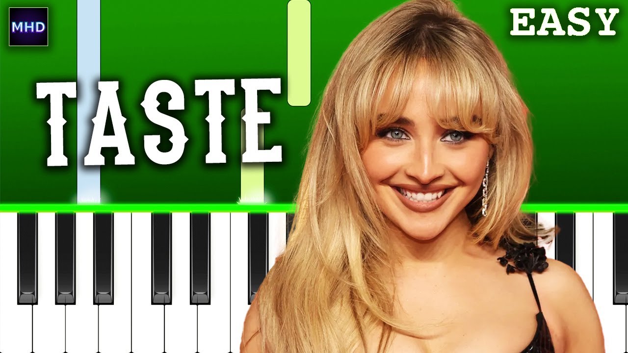 Sabrina Carpenter - Taste - Piano Tutorial