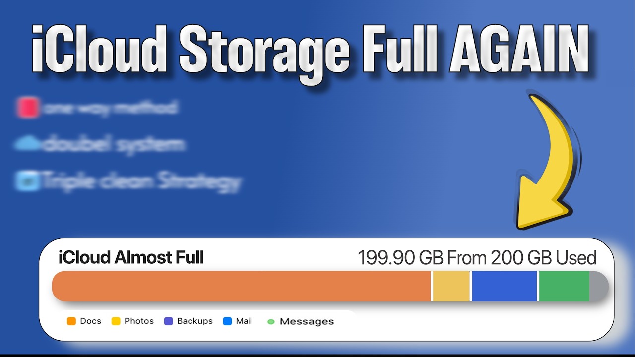 iCloud storage is Full AGAIN  : How To Free Up A TON of your iCloud Storage!!