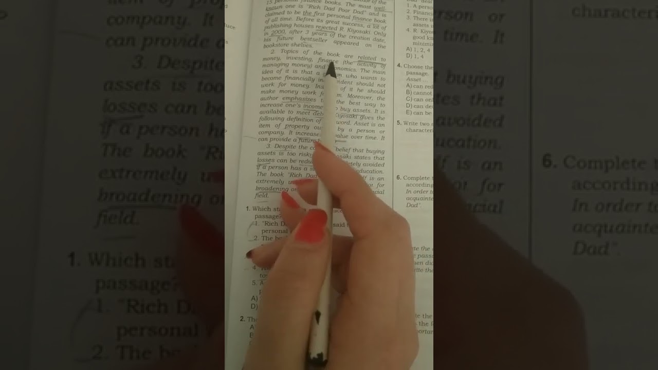 ingilis dili test toplusu mətnlər: mətn 7 (passage 7)