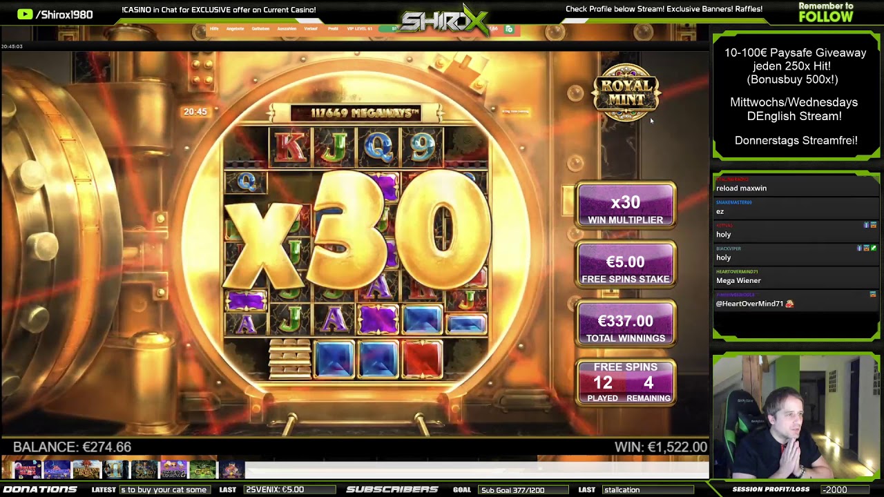 Royal Mint SUPER INSANE BIG WIN Big Time Gaming