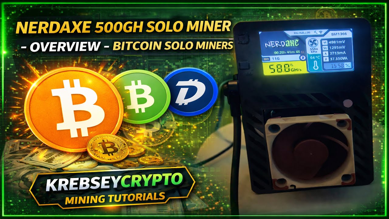 Давайте займемся соло-майнингом | NerdAxe 500GH BM1366 Solo Miner | Обзор | Соло-майнеры Bitcoin