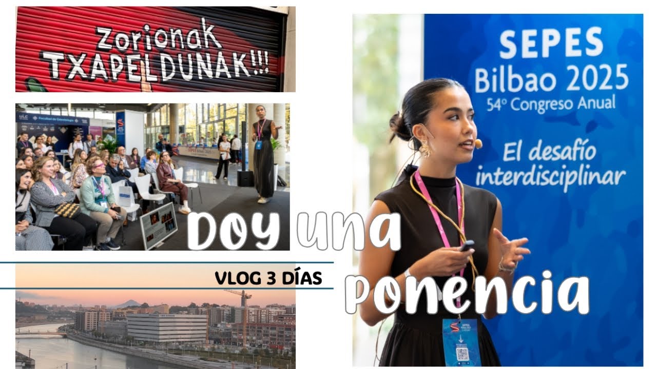 Doy una PONENCIA en un CONGRESO !? / vlog de 3 d&iacute;as