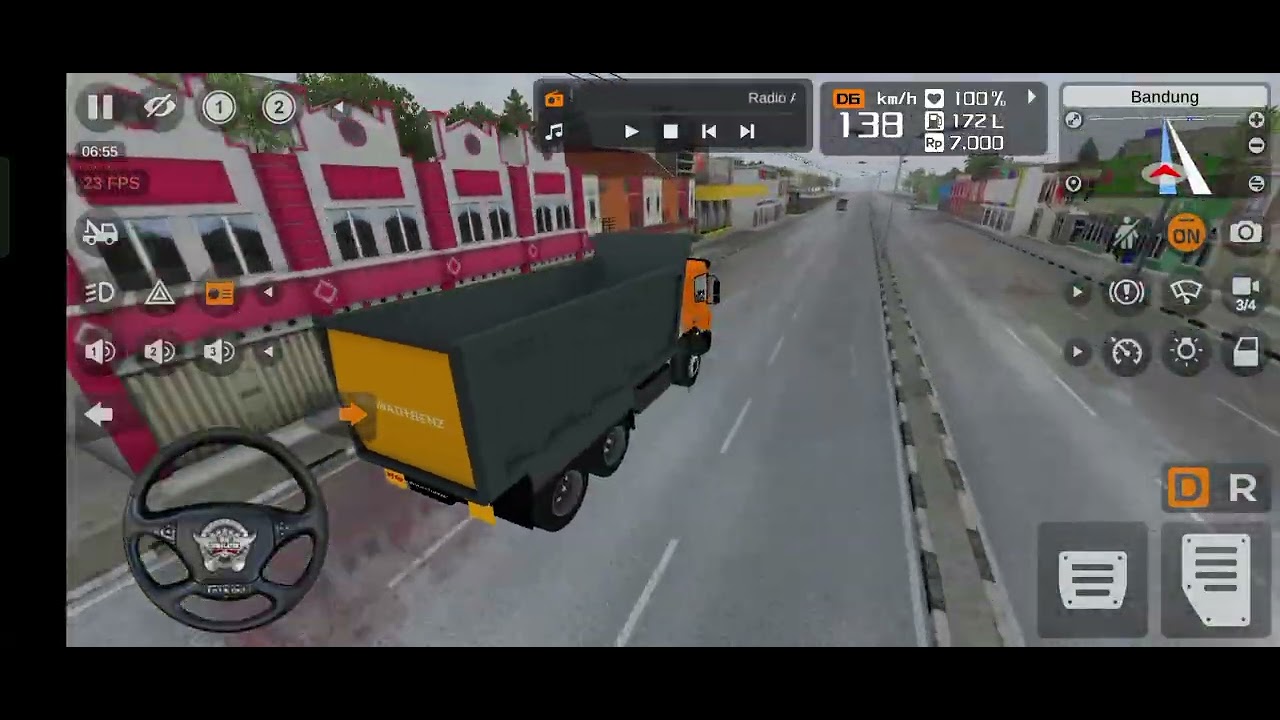 Truck driver game 🎮#gaming #truck #tatamotors #viral #youtube #bussidindonesia 