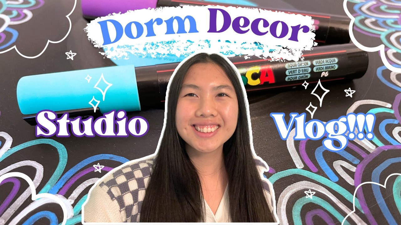 How I make DIY Dorm Decor Using POSCA Markers + Spotify Wrapped 2026 Chat