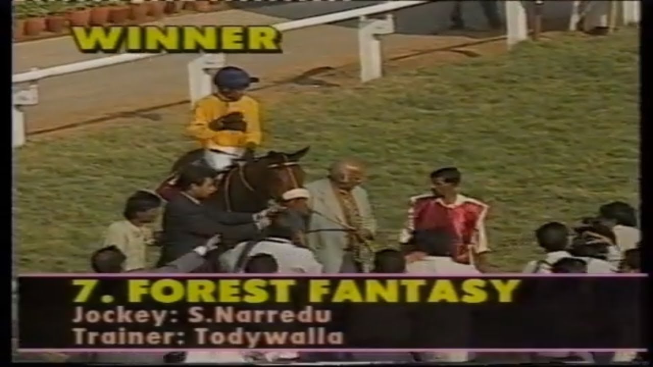 Indian Turf Invitation Cup 1998 Hyderabad Satish Narredu on Forest Fantasy