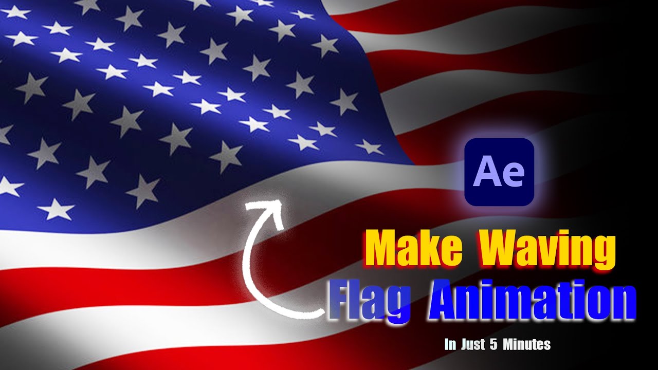How To Make Waving Flag Animation In After Effects In Just 5 Minutes Like @NitishRajput @dhruvrathee