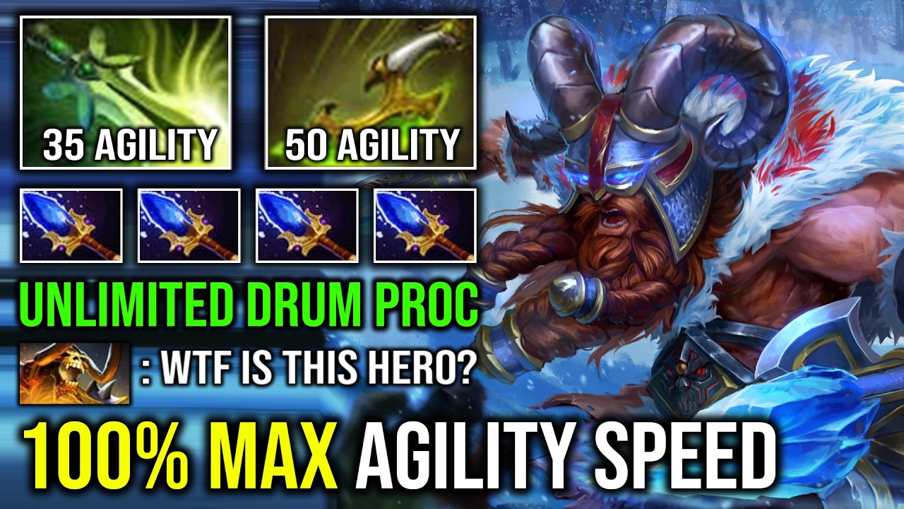 NEW Right Click 1v5 Max Agility Speed Swift Blink + Butterfly Unlimited Drum Beastmaster Dota 2