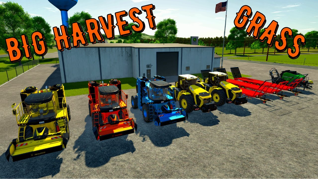 farming Simulator 25 Big Harvest Grass Farm  Timelapse  fs25 gameplay