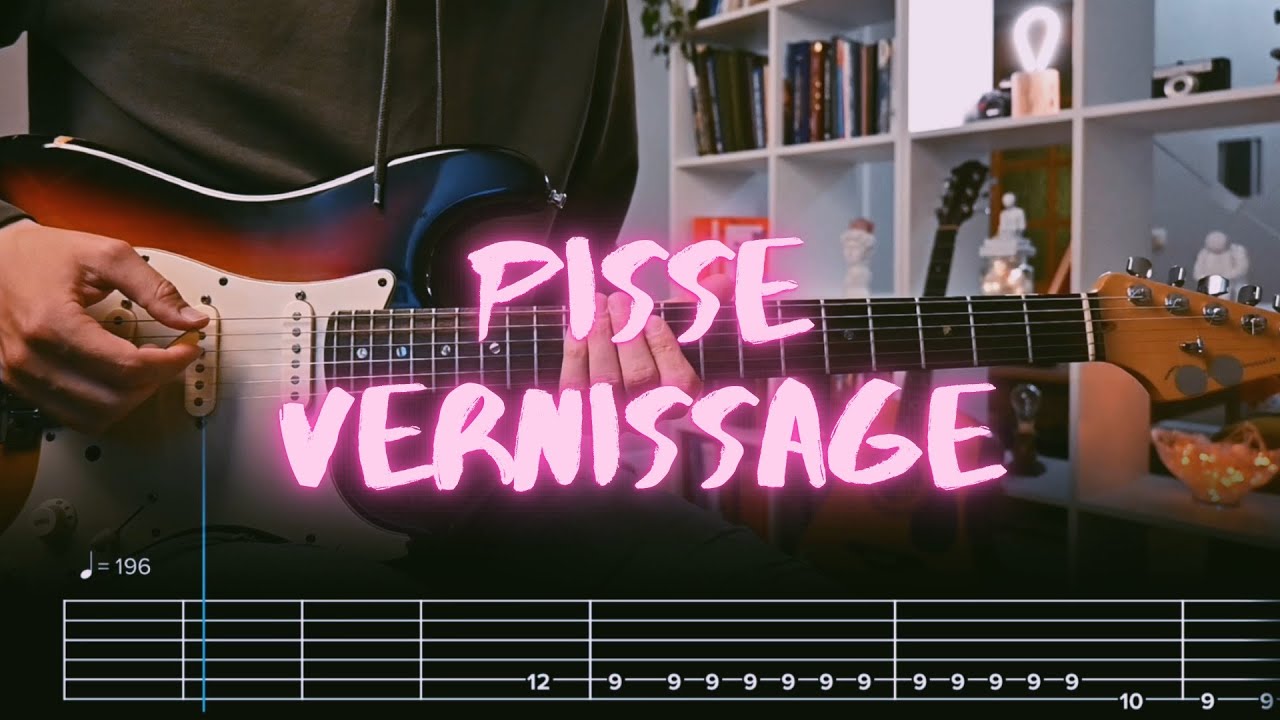 Vernissage Pisse Сover / Guitar Tab / Lesson / Tutorial