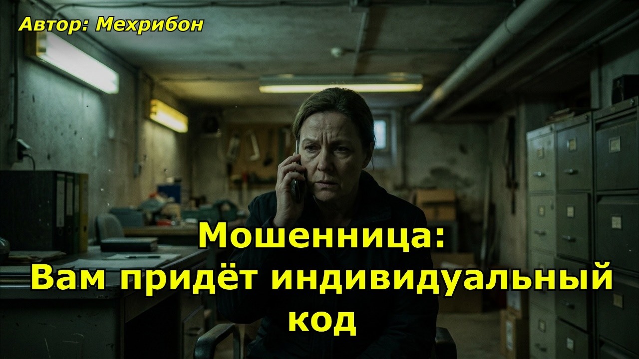 Мошенница: Вам в смс придёт индивидуальный код
