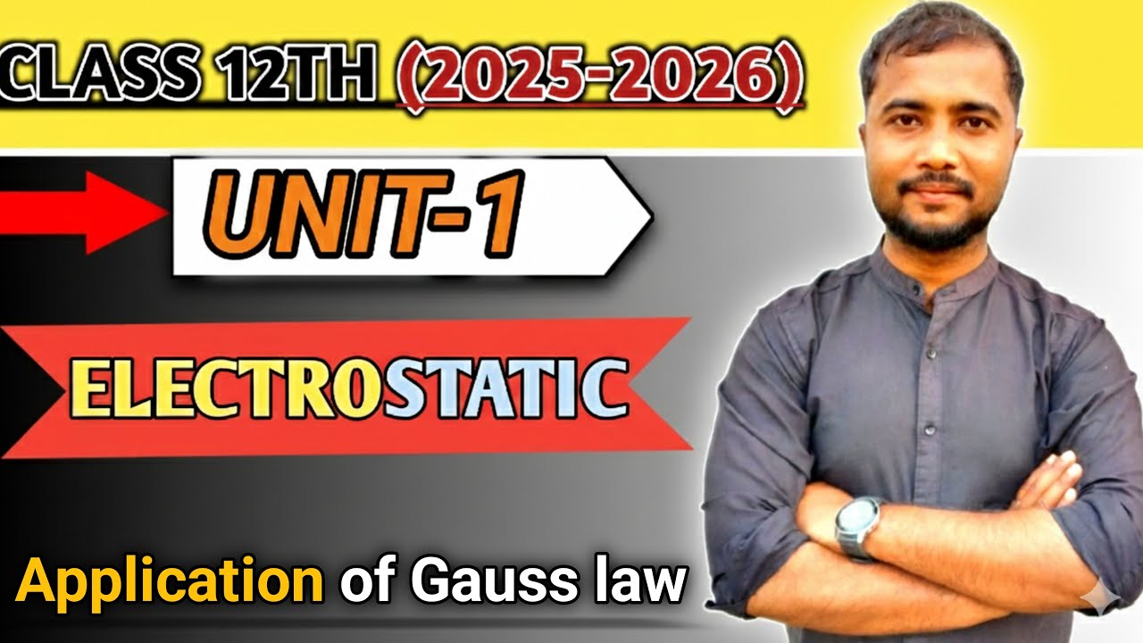 Class 12 Physics 2025-26 | Electrostatics Unit-1