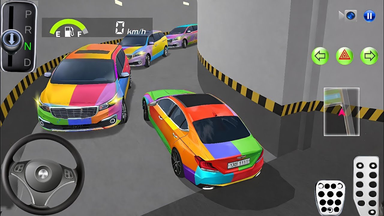 New Carnival car Stuck in Parking Garage - 3D Driving Class - 3D Driving Class Game - Car Game