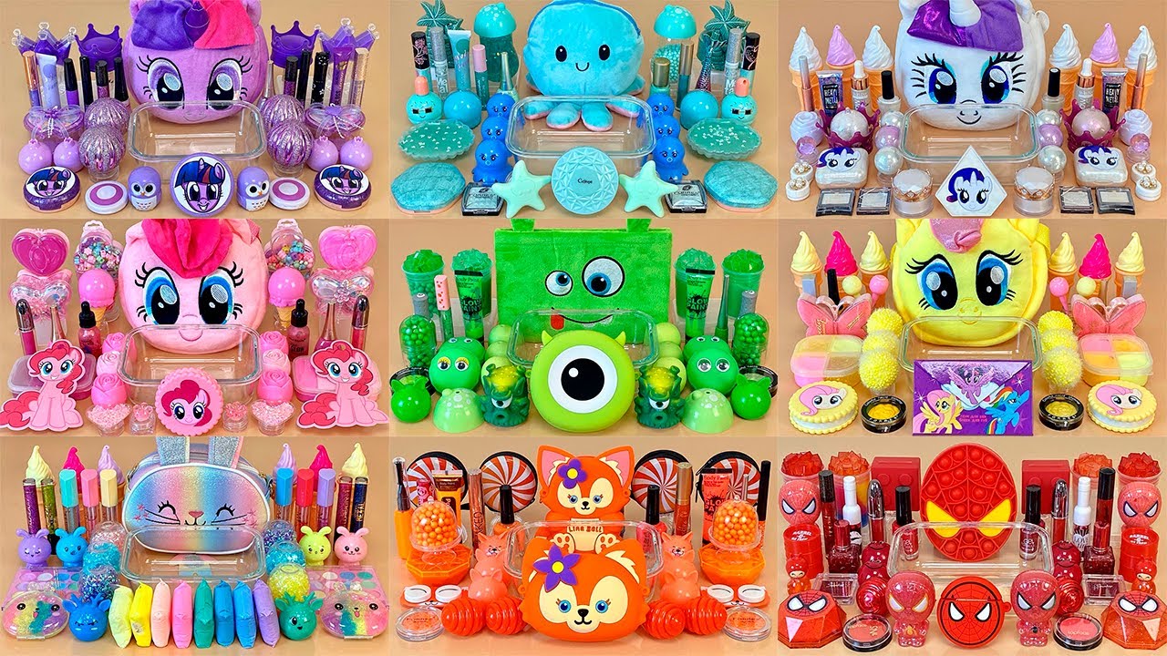 9 in 1 Video BEST of COLLECTION SLIME #23. 💜💙💚 💯% Satisfying Slime Video 1080p.