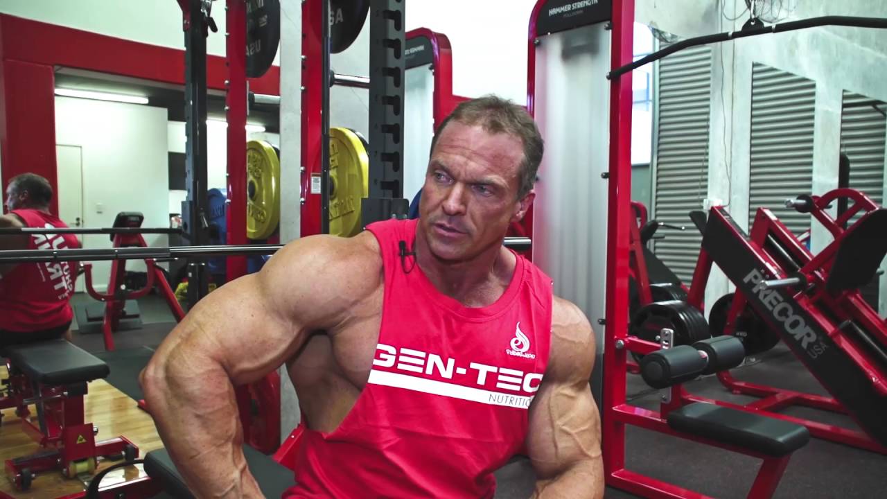 Triceps workout with world champion bodybuilder Justin Wessels