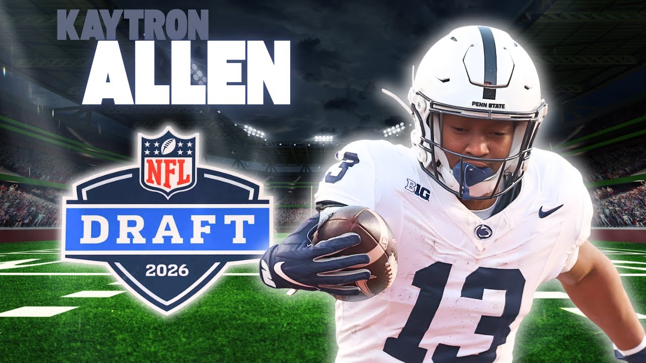 Kaytron Allen Prospect Profile | Advanced Stats and All 22 Film | 2026 Rookie Draft Class