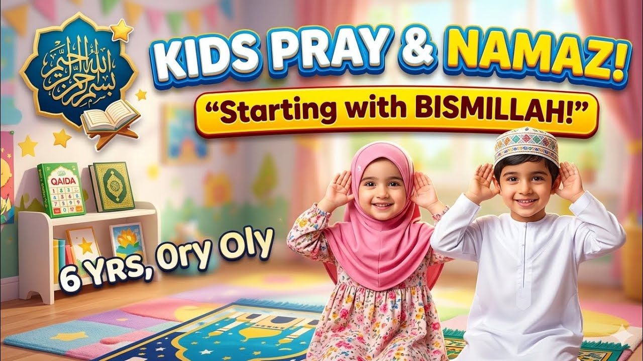 Bismillah kids pray cartoon | Ramzan special | For kids | Islamic Learn 