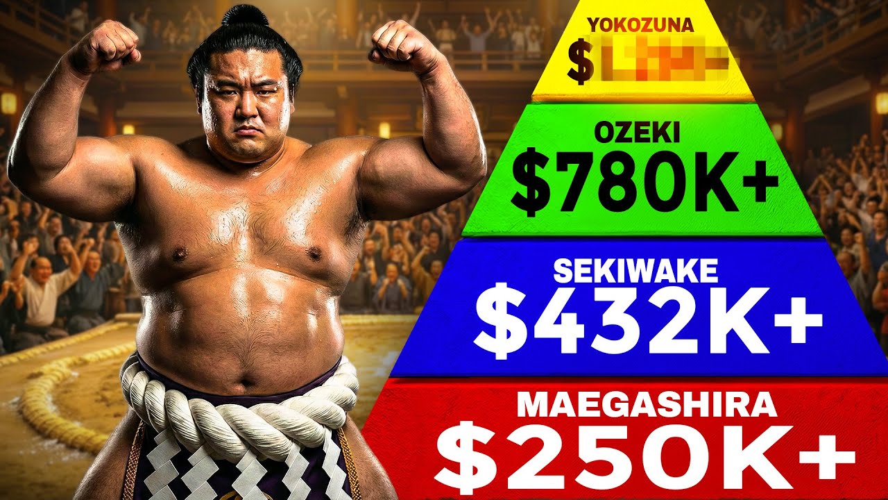 How Much Sumo Wrestlers REALLY Earn (By Rank)