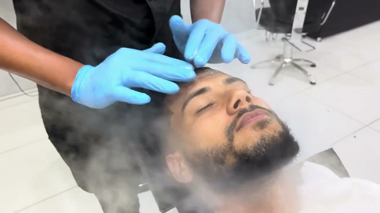 Como fazer uma barboterapia passo a passo (com vapor de oz&ocirc;nio)