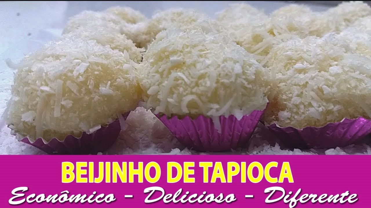 BEIJINHO DE TAPIOCA FÁCIL - Rende muito e sempre acerta o ponto - faça para vender